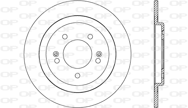 Disque de frein OPEN PARTS BDA2605.10