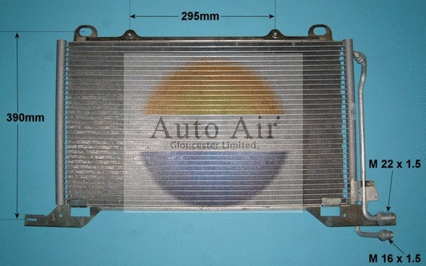 Condenseur, climatisation AUTO AIR GLOUCESTER 16-6583