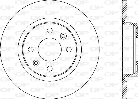 Disque de frein OPEN PARTS BDA2322.10