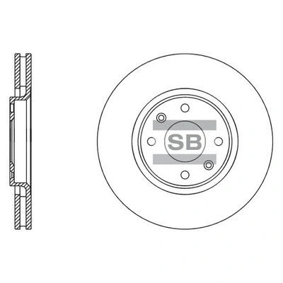 Disque de frein Hi-Q SD5003