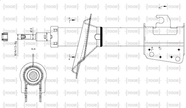 Amortisseur TOOR SG11840