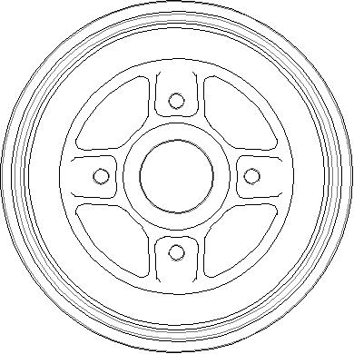Tambour de frein National NDR248