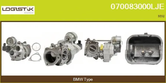 Turbocompresseur, suralimentation LGK 070083000LJE