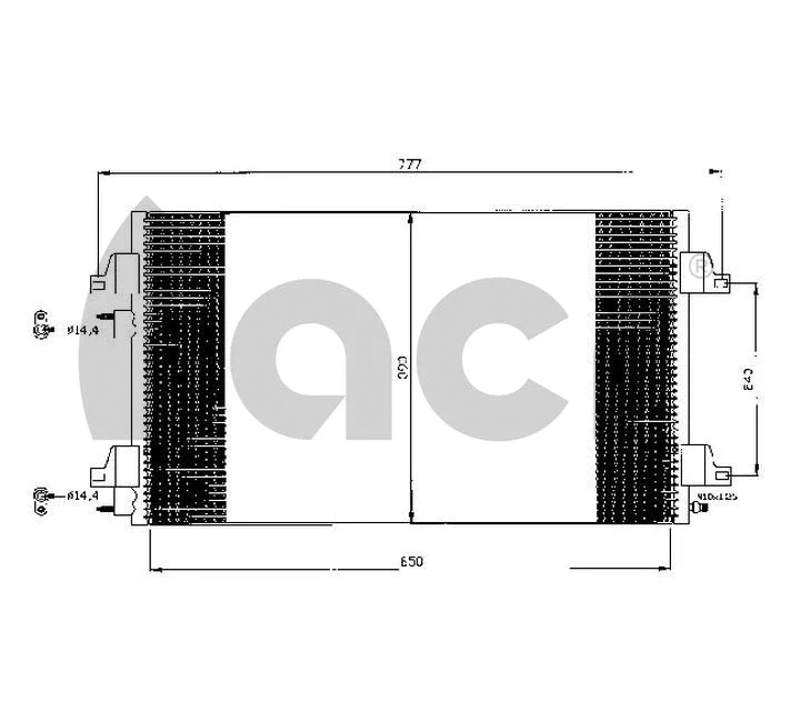 Condenseur, climatisation ACR 300494
