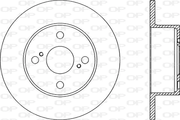 Disque de frein OPEN PARTS BDA2044.10