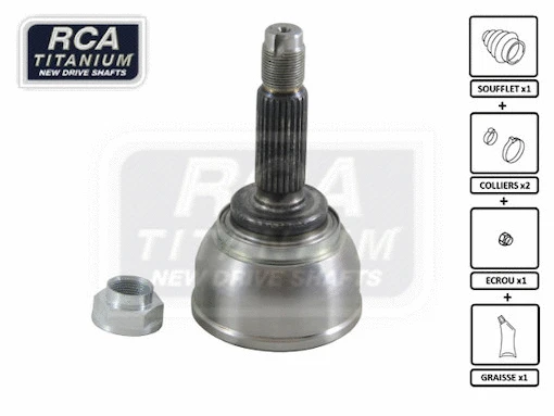 Jeu de joints, arbre de transmission RCA FRANCE MI82