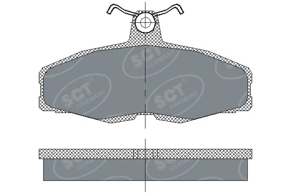 Kit de plaquettes de frein, frein à disque SCT - MANNOL SP 225 PR