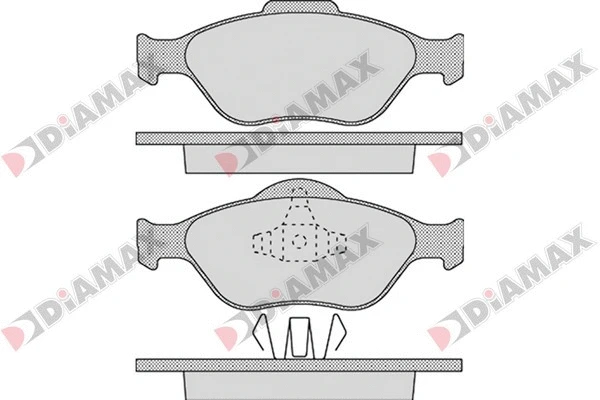 Kit de plaquettes de frein, frein à disque DIAMAX N09319