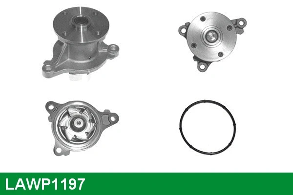 Pompe à eau, refroidissement du moteur LUCAS LAWP1197