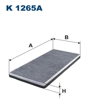 Filtre, air de l'habitacle FILTRON K 1265A