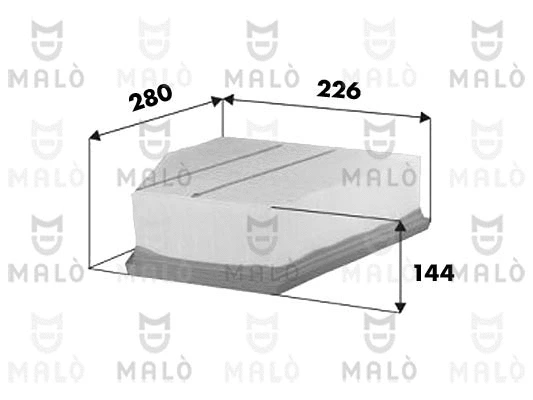 Filtre à air AKRON-MALÒ 1500659