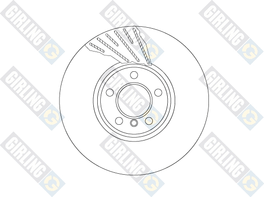 Disque de frein GIRLING 6066125