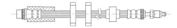 Flexible de frein Technika 23296