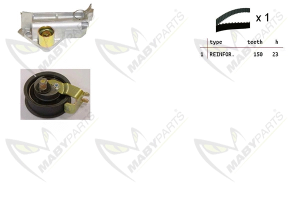 Kit de courroie crantée MABYPARTS OBK010208