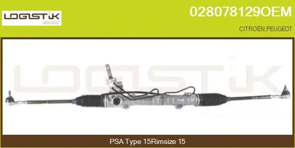 Crémaillère de direction LGK 028078129OEM