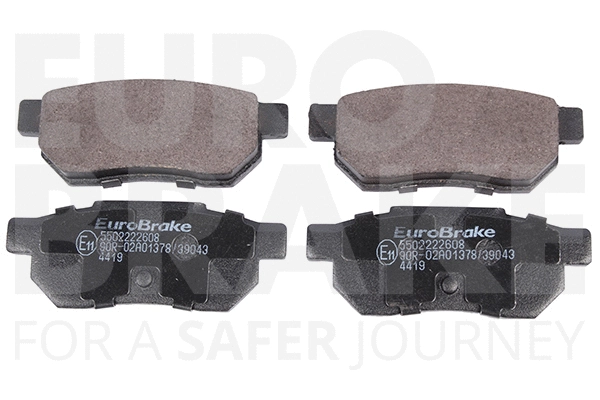 Kit de plaquettes de frein, frein à disque EUROBRAKE 5502222608