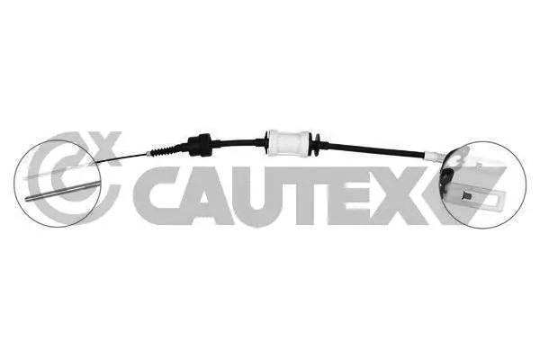 Tirette à câble, commande d'embrayage CAUTEX 018940