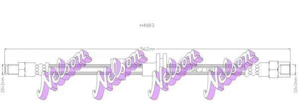 Flexible de frein KAWE H4083