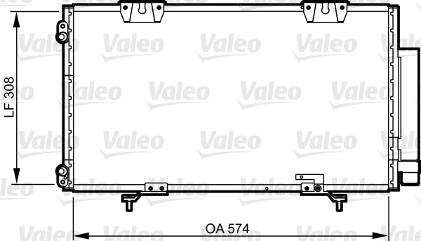Condenseur, climatisation VALEO 817802