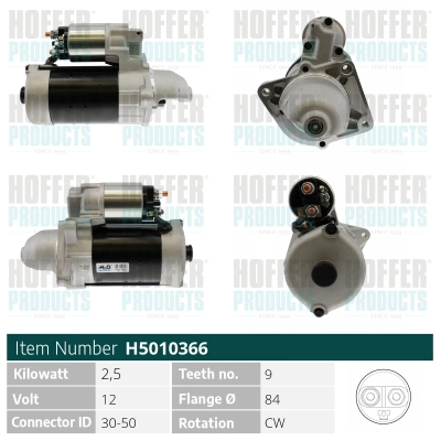 Démarreur HOFFER H5010366