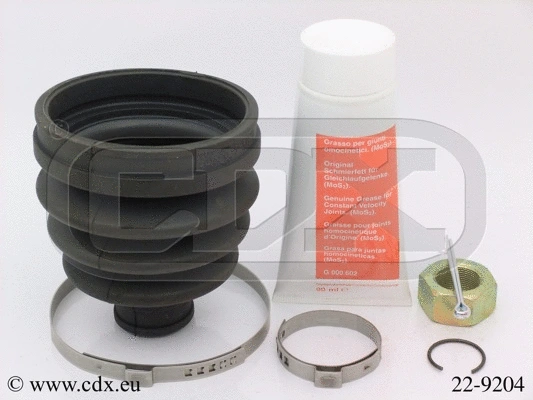 Jeu de joints-soufflets, arbre de commande CDX 22-9204