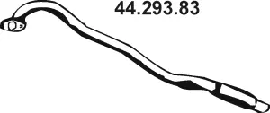 Tuyau d'échappement EBERSPÄCHER 44.293.83