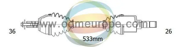 Arbre de transmission 4X4 ESTANFI EST-18-011850