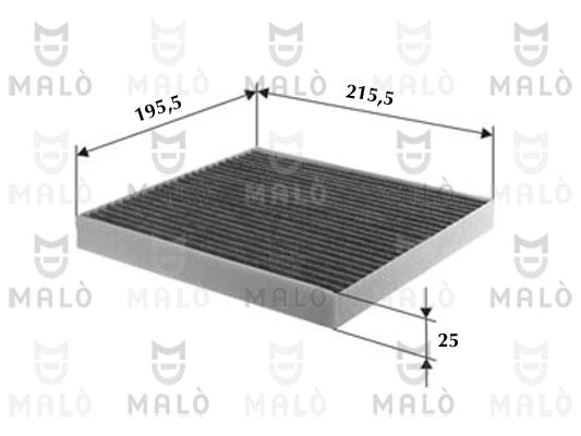Filtre, air de l'habitacle AKRON-MALÒ 1531022