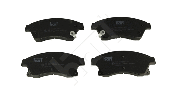 Kit de plaquettes de frein, frein à disque HART 260 547