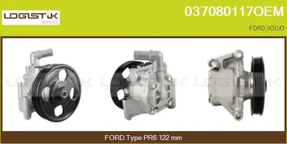 Pompe hydraulique, direction LGK 037080117OEM