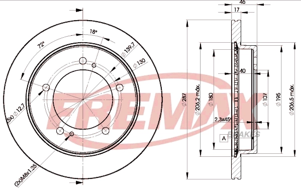 Disque de frein FREMAX BD-5600