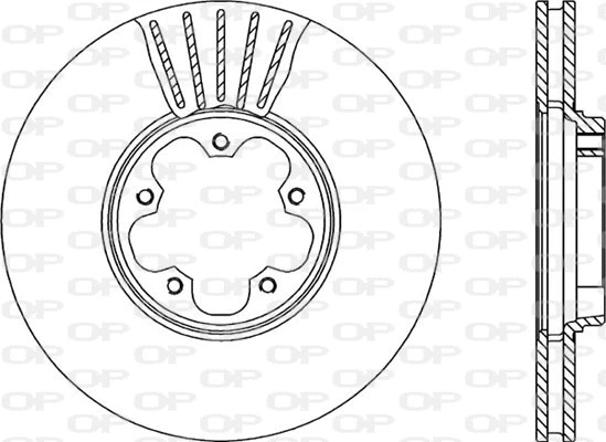 Disque de frein OPEN PARTS BDA1947.20