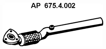 Tuyau d'échappement EBERSPÄCHER 675.4.002