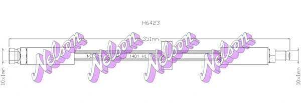 Flexible de frein KAWE H6423