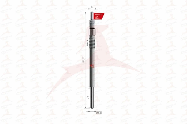 Bougie de préchauffage MEHA AUTOMOTIVE MH70127