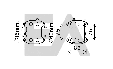 Radiateur d'huile EACLIMA 37G77021