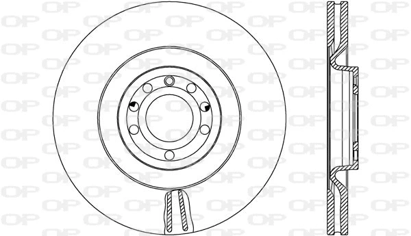 Disque de frein OPEN PARTS BDR2666.20