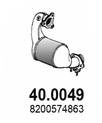 Catalyseur ASSO 40.0049