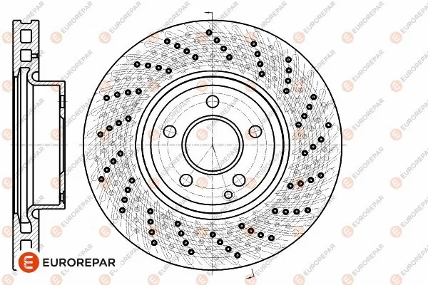 Disque de frein EUROREPAR 1642780380