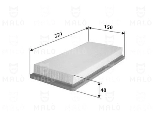 Filtre à air AKRON-MALÒ 1500523