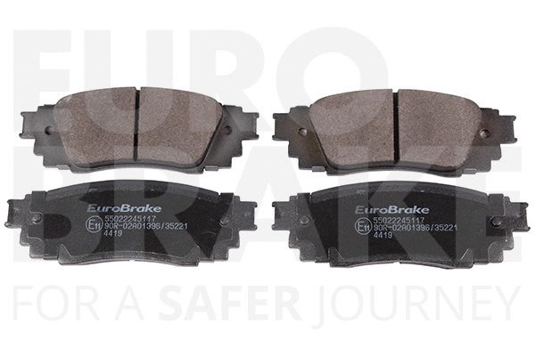 Kit de plaquettes de frein, frein à disque EUROBRAKE 55022245117