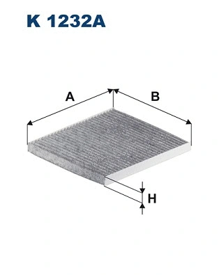 Filtre, air de l'habitacle FILTRON K 1232A