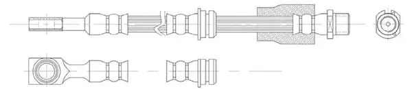 Flexible de frein Technika 46415