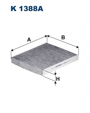 Filtre, air de l'habitacle FILTRON K 1388A