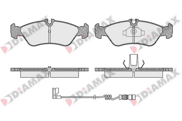 Kit de plaquettes de frein, frein à disque DIAMAX N09507A
