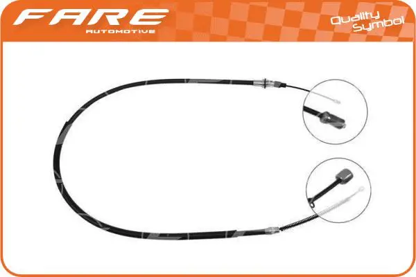 Tirette à câble, frein de stationnement FARE-RCH 17572