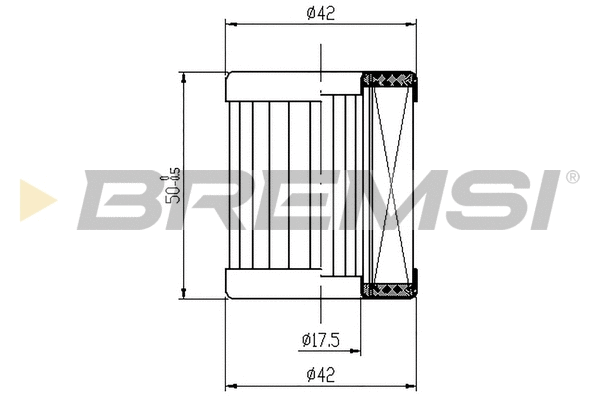 Filtre à carburant BREMSI FE0325