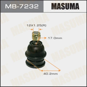 Rotule de suspension MASUMA MB-7232