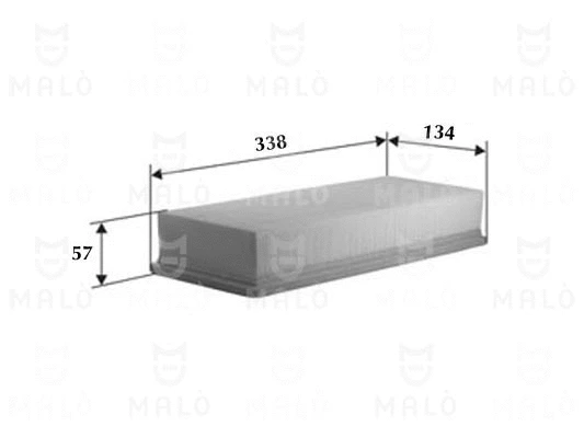 Filtre à air AKRON-MALÒ 1500484