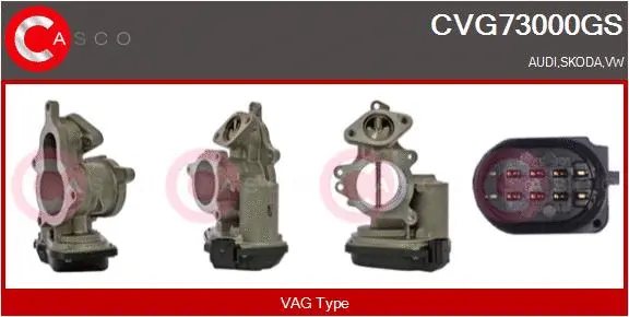 Vanne EGR CASCO CVG73000GS